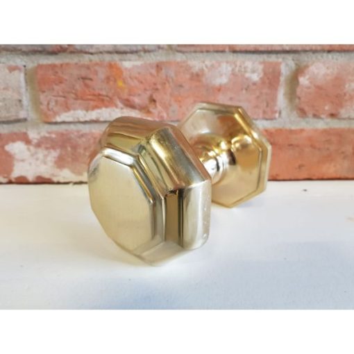 Door Handle - Octagonal - Brass - 1