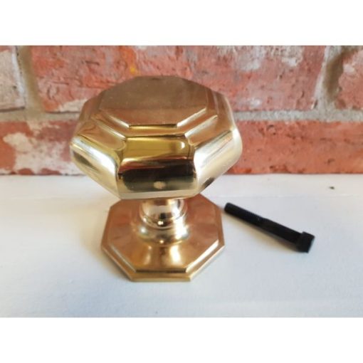 Door Handle - Octagonal - Brass - 2