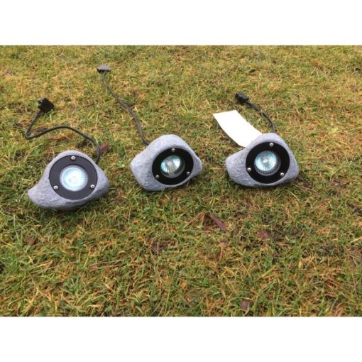 Garden Rock Lights - Set of 3 - 1