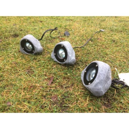 Garden Rock Lights - Set of 3 - 5