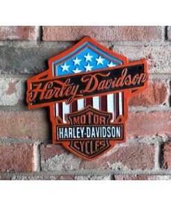 Harley Davidson - USA Flag