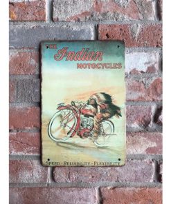 Indian Motorcycle - Metal - Small