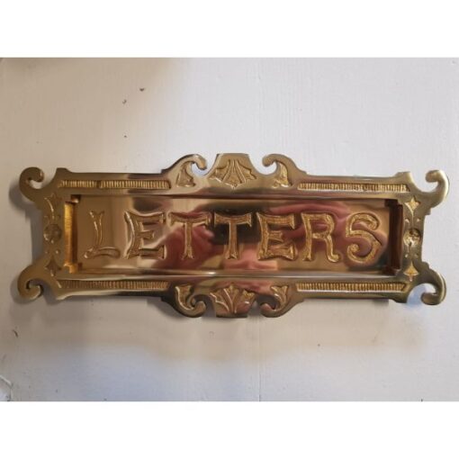 Letter Plate - Brass - 2