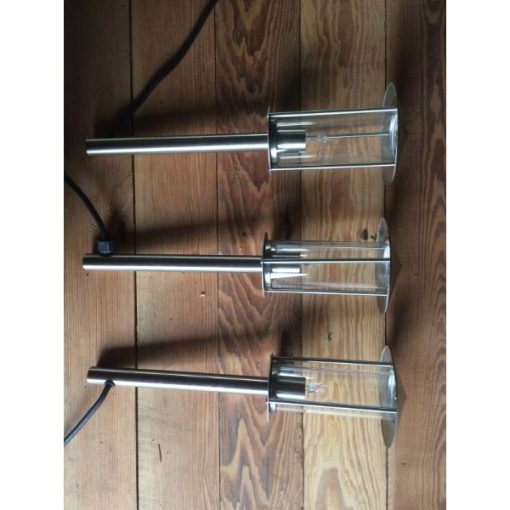 Lights - Stainless Steel - Spike - Set of 3 - Style 1 - 4