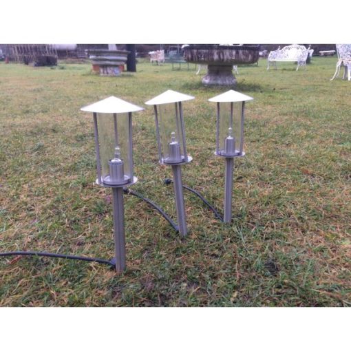 Lights - Stainless Steel - Spike - Set of 3 - Style 1 - 5