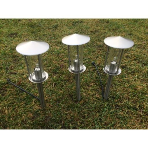 Lights - Stainless Steel - Spike - Set of 3 - Style 1 - 6