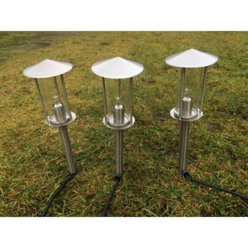 Lights - Stainless Steel - Spike - Set of 3 - Style 1 - 7