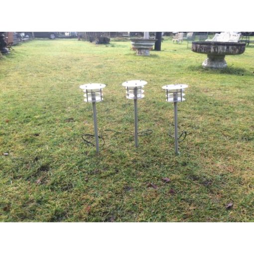 Lights - Stainless Steel - Spike - Set of 3 - Style 2 - 4