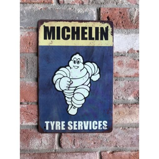 Michelin Man - Blue - Metal - Small