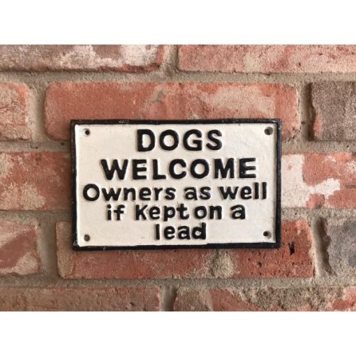 Dogs Welcome - Owners on Lead