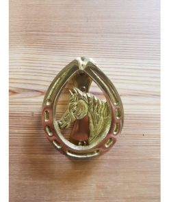 Door Knocker - Horse - Brass