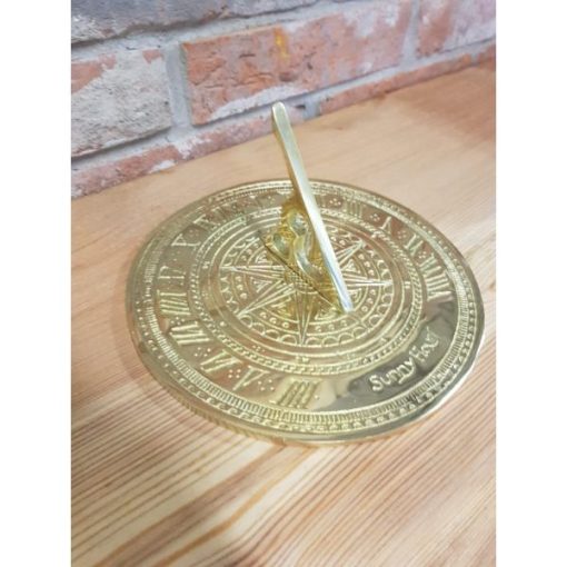 Sun Dial - Brass - Roman Numerals - 1