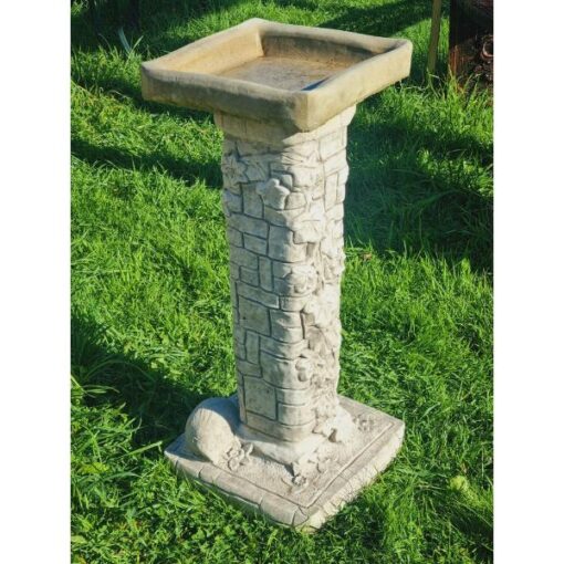 Bird Bath - Square Ivy-GL-BB017 (2)