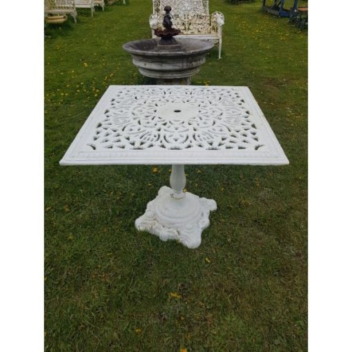 Cast Iron Table - Square - Style N - 1b