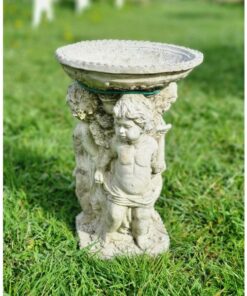 Bird Bath - Ornate Cherub - GL-BB031 (1)