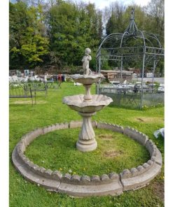 Fountain - Two Tier Concrete with Surround - 2