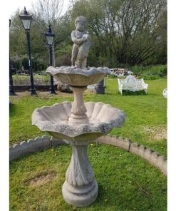 Fountain - Two Tier Concrete with Surround - 5