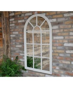 Mirror - Large - Arch - White - 140cm