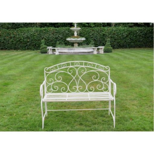 Bench - ornate back swirl