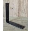 Brackets L shaped Matt Black (1)