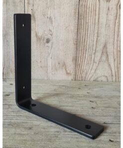 Brackets L shaped Matt Black (1)