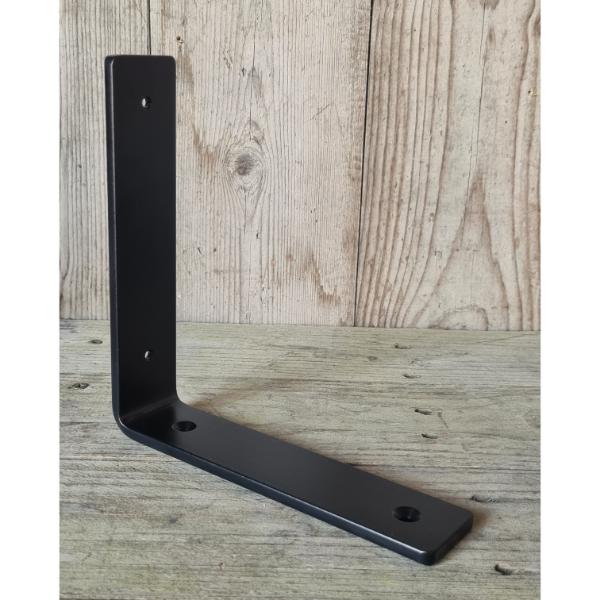 Brackets L shaped Matt Black (1)