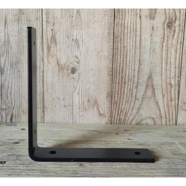 Brackets L shaped Matt Black (2)