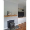 Oak Mantel and Shelves with Brackets