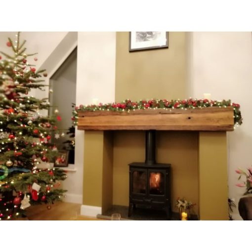 Timber Mantel - Christmas