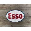 Esso - Cast Iron - Oval - White and Blue