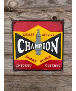 Sign - Dependable Champion - Large - Cast Iron