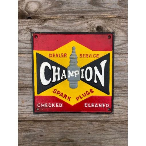 Sign - Dependable Champion - Large - Cast Iron