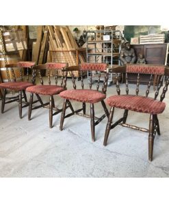 Set of four pub smokers chairs - 1f