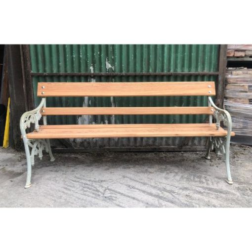 Bench - Victorian - Cast Iron and Timber - 1e