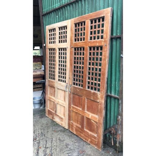 Teak Doors - Double - Ornate - 1c