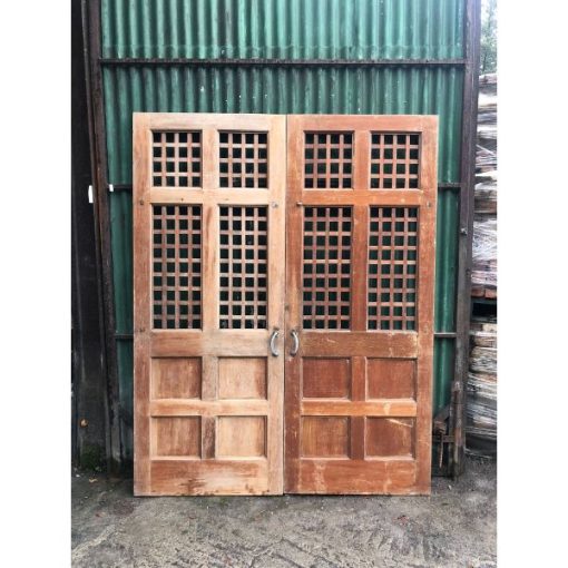 Teak Doors - Double - Ornate - 1d