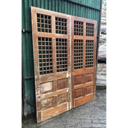 Teak Doors - Double - Ornate - 1g