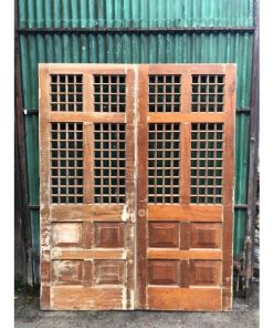 Teak Doors - Double - Ornate - 1h