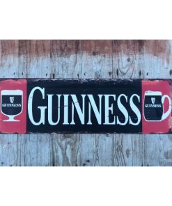 Guinness - Long Narrow - Black Red