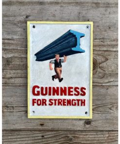 Guinness - For Strength - Steel Bar - Cast Iron