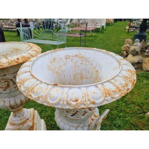 Pair of Urns on Pedestals H321 (2)