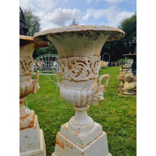 Pair of Urns on Pedestals H321 (3)