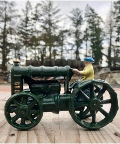 Tractor and Man - Small - Cast Iron - 1c