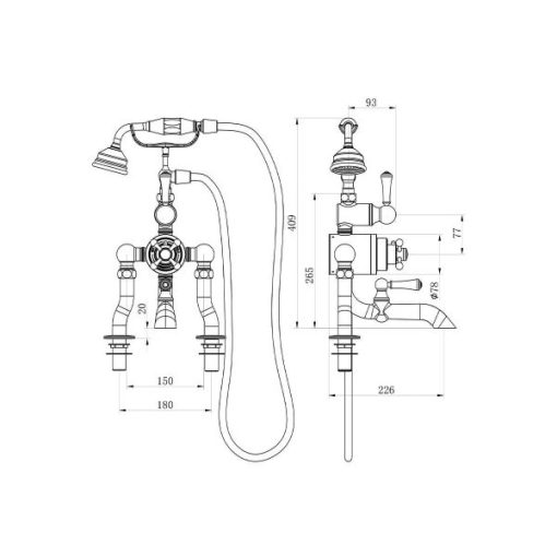 Bath Taps - Spec Sheet