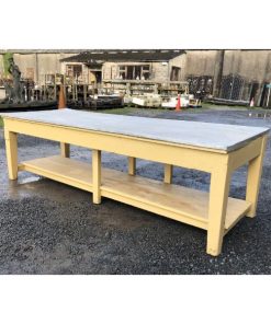 Large Metal Topped Table - 1i