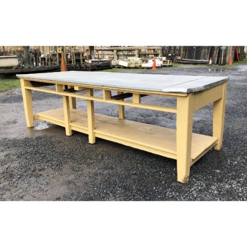 Large Metal Topped Table - 1x