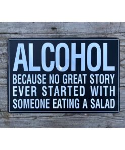 Alcohol - Great Story - Metal - Small