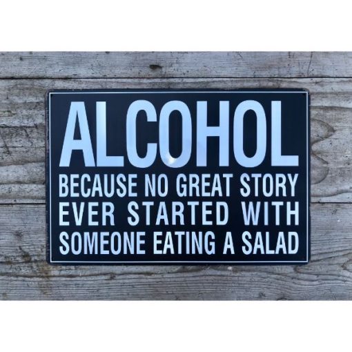 Alcohol - Great Story - Metal - Small