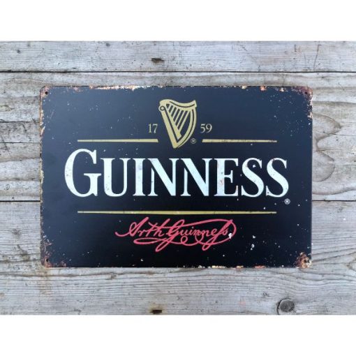 Guinness - Metal - Small - Black Signature