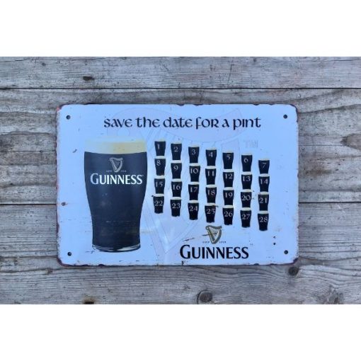 Guinness - Metal - Small - Save The Date